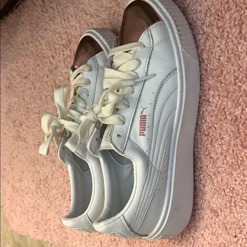 Puma creepers rose gold toe